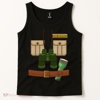 Halloween Zookeeper Costume Tank Top thumb 2
