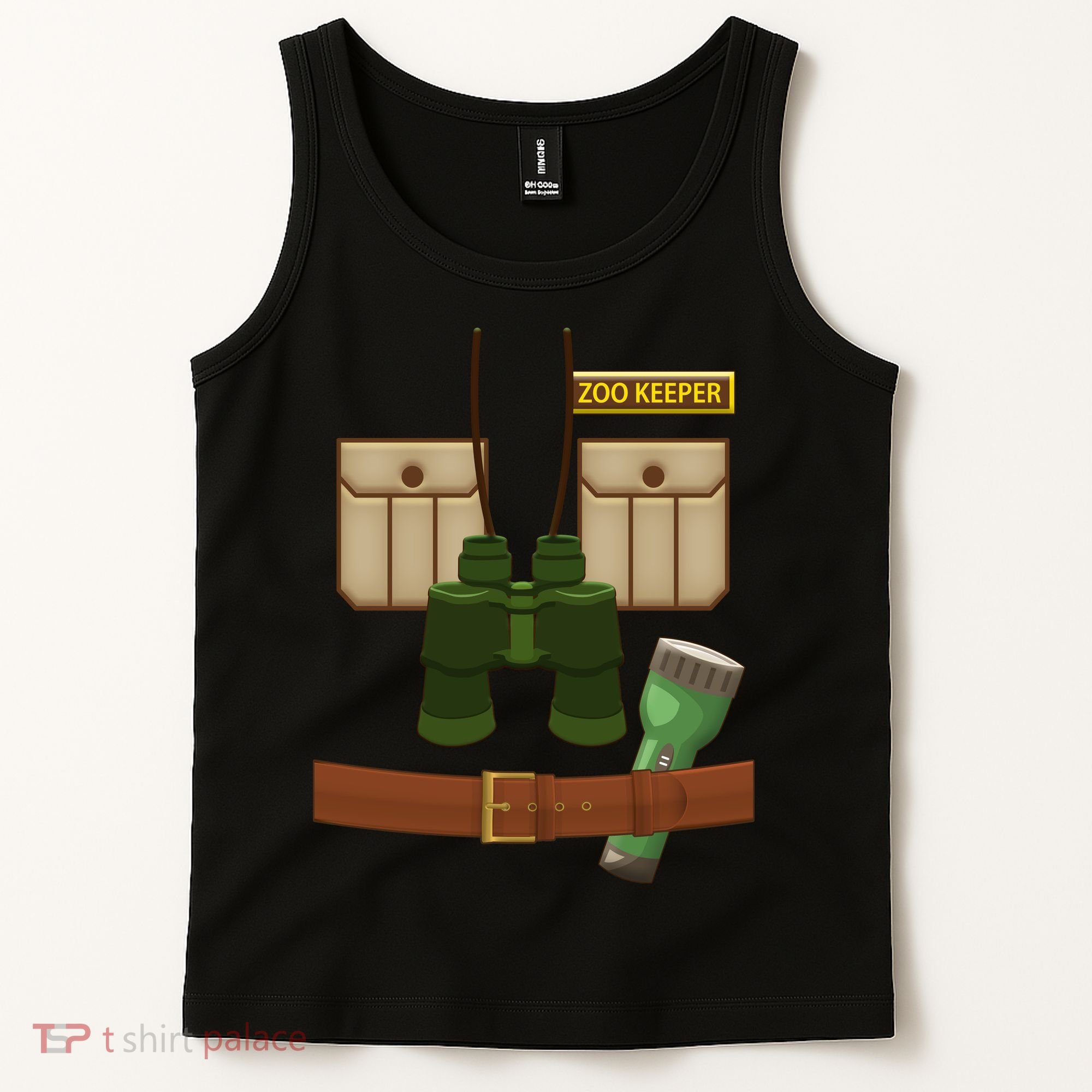 Halloween Zookeeper Costume Tank Top
