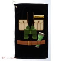 Halloween Zookeeper Costume Golf Towel thumb 0
