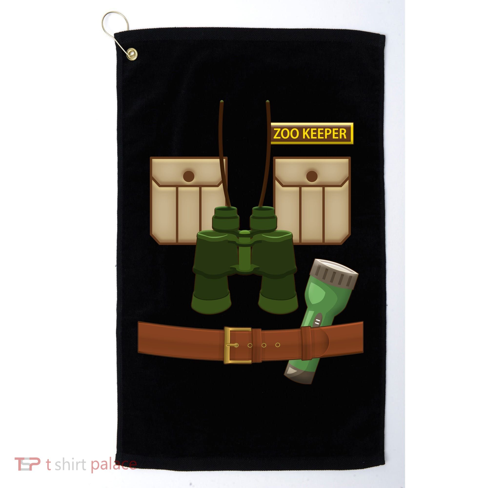 Halloween Zookeeper Costume Golf Towel