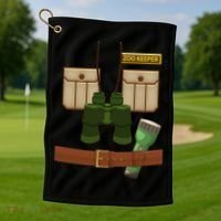 Halloween Zookeeper Costume Golf Towel thumb 1