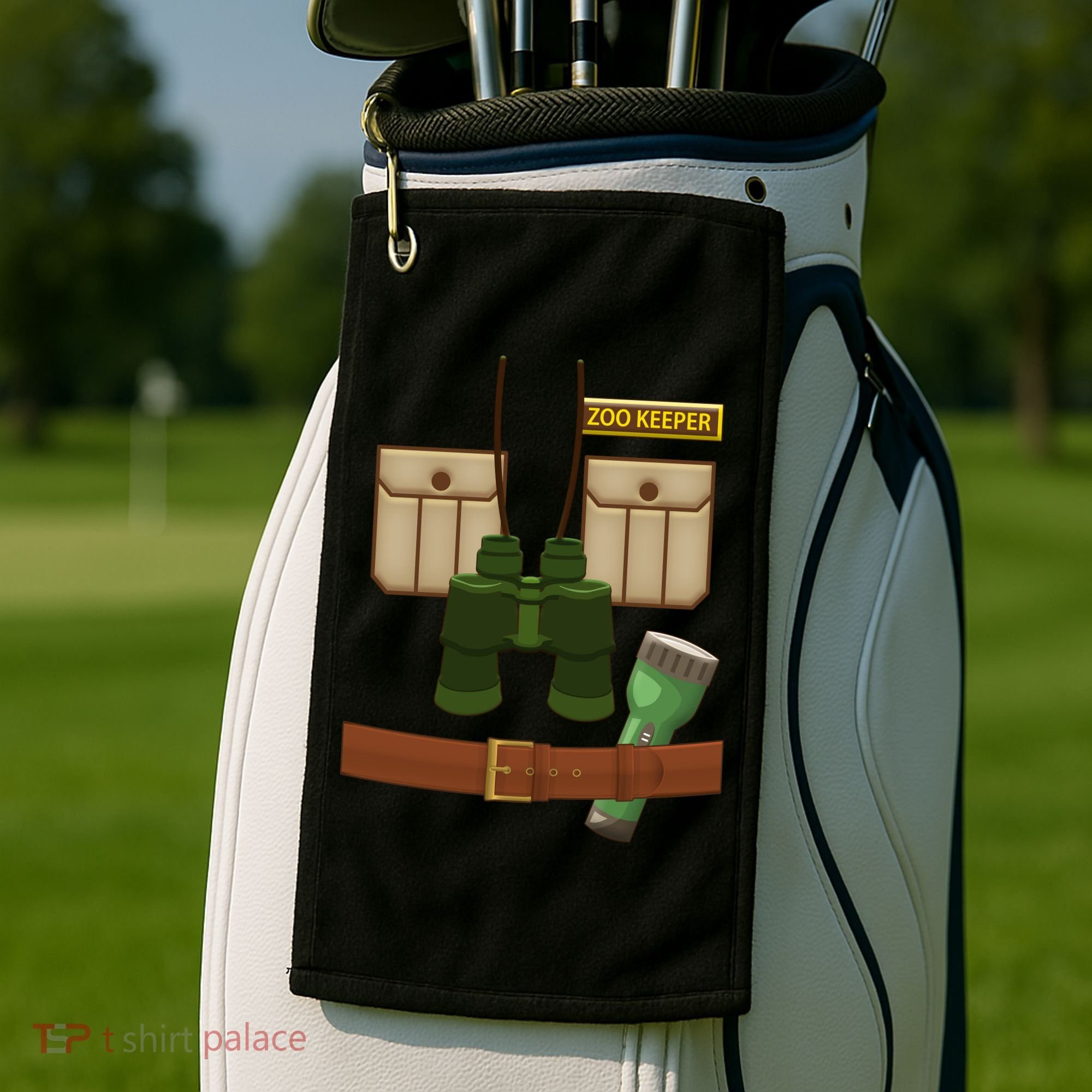 Halloween Zookeeper Costume Golf Towel