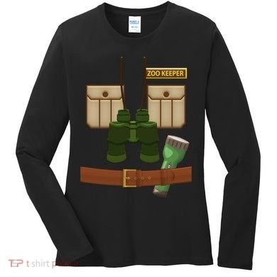 Halloween Zookeeper Costume Women's Long Sleeve Shirt