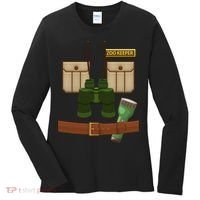 Halloween Zookeeper Costume Women's Long Sleeve Shirt thumb 0