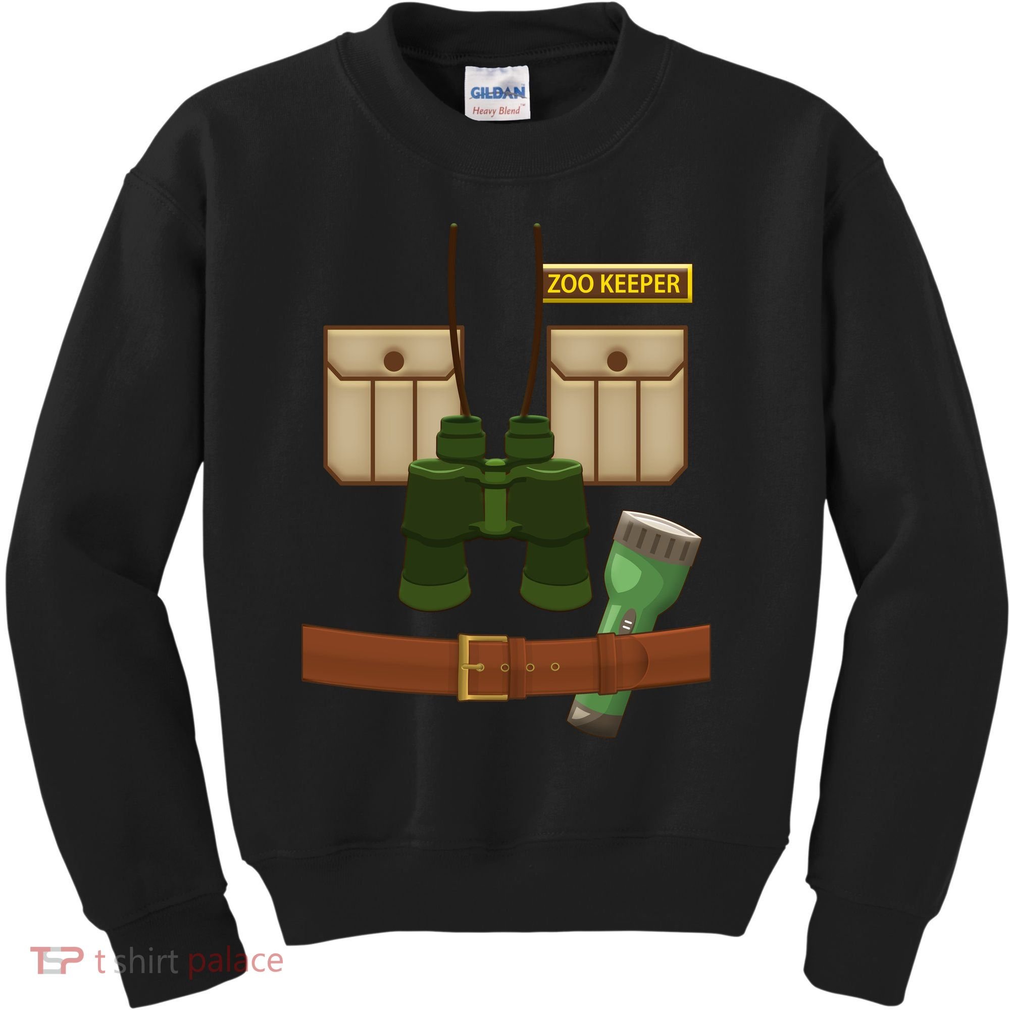 Halloween Zookeeper Costume Kids Sweatshirt
