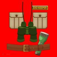 Halloween Zookeeper Costume Santa Hat thumb 1