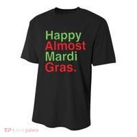 Happy Almost Mardi Gras Youth Performance Sprint T-Shirt thumb 0