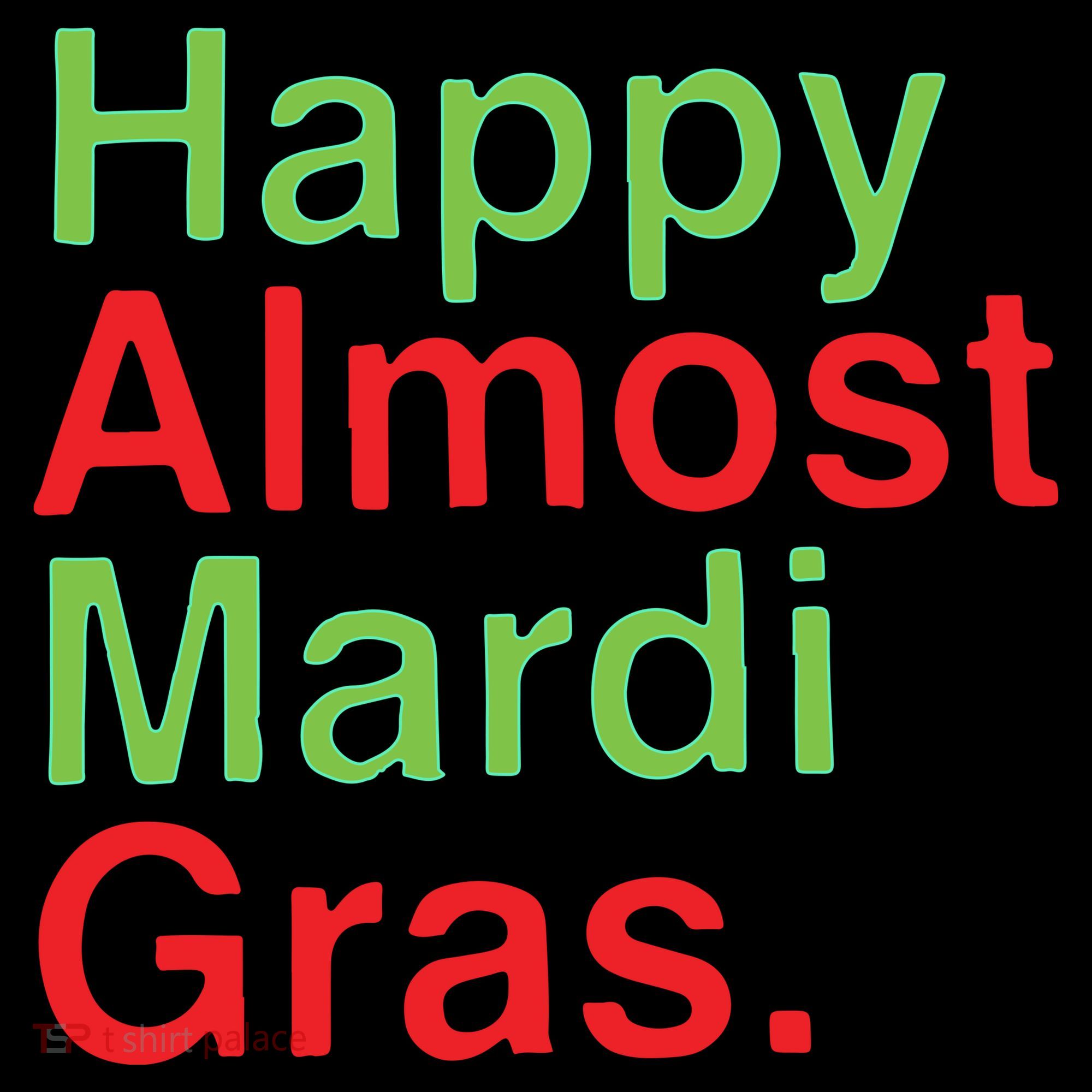 Happy Almost Mardi Gras Kids Sweatshirt