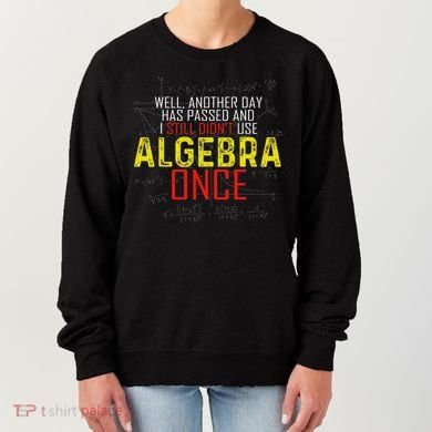 Hate Algebra Math Humor Funny Math Class Student Outfit Women's Sweatshirt