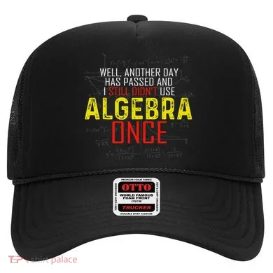 Hate Algebra Math Humor Funny Math Class Student Outfit Hat