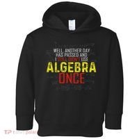 Hate Algebra Math Humor Funny Math Class Student Outfit Toddler Hoodie thumb 0