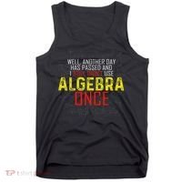 Hate Algebra Math Humor Funny Math Class Student Outfit Tank Top thumb 0
