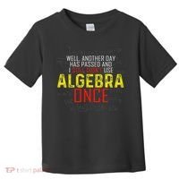 Hate Algebra Math Humor Funny Math Class Student Outfit Toddler T-Shirt thumb 0