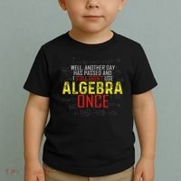 Hate Algebra Math Humor Funny Math Class Student Outfit Toddler T-Shirt thumb 2
