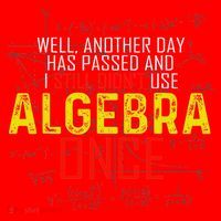 Hate Algebra Math Humor Funny Math Class Student Outfit Santa Hat thumb 1