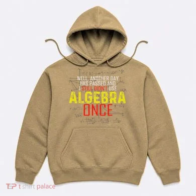 Hate Algebra Math Humor Funny Math Class Student Outfit Hoodie