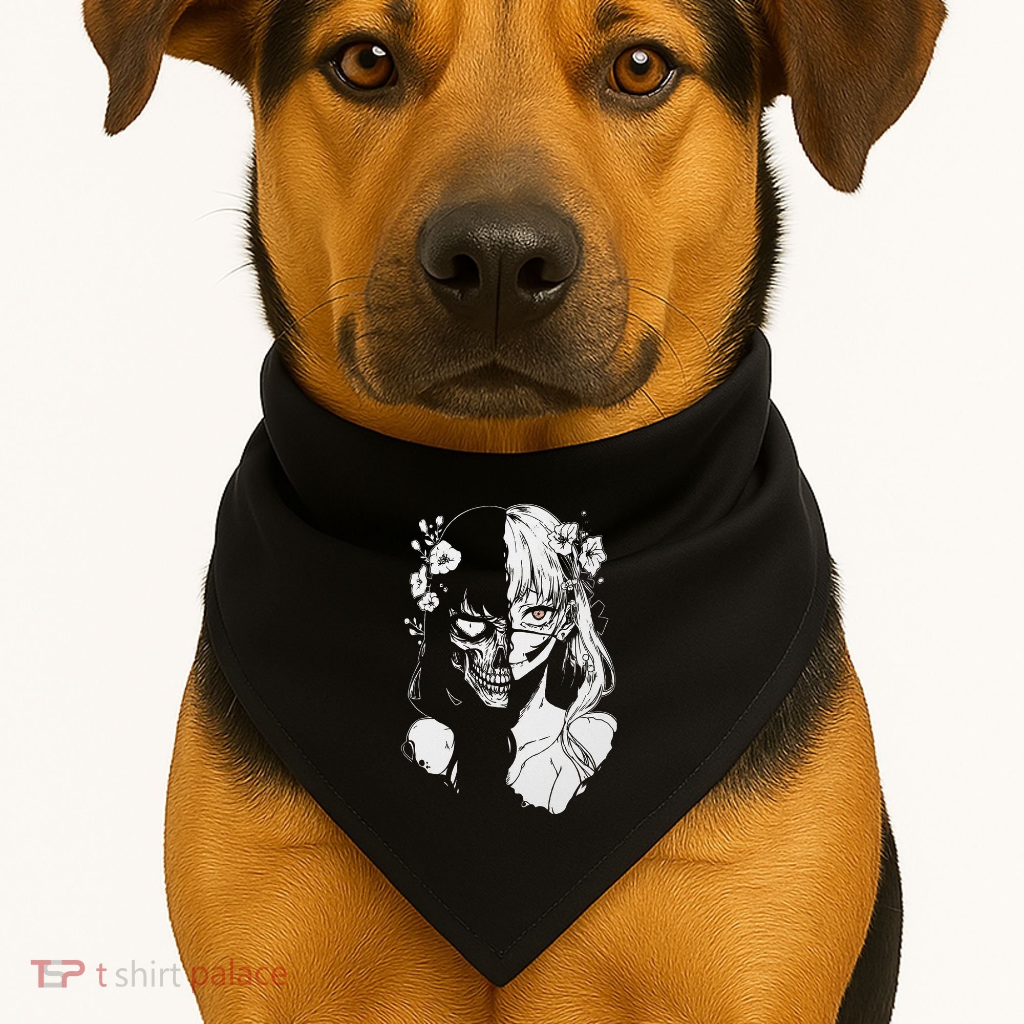 Horror Anime Manga Harajuku Gothic Grunge Aesthetic USA-Made Doggie Bandana