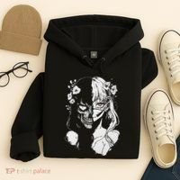 Horror Anime Manga Harajuku Gothic Grunge Aesthetic Hoodie thumb 4