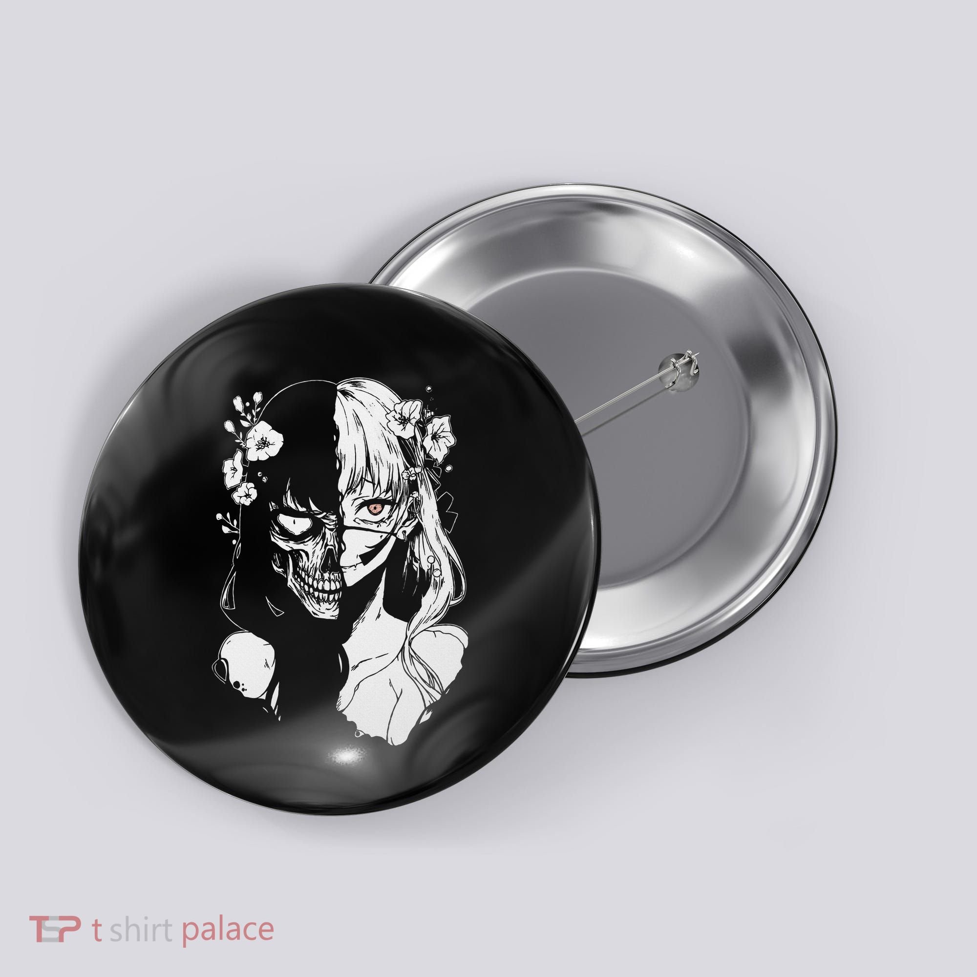 Horror Anime Manga Harajuku Gothic Grunge Aesthetic Button