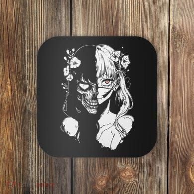 Horror Anime Manga Harajuku Gothic Grunge Aesthetic Coaster