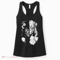 Horror Anime Manga Harajuku Gothic Grunge Aesthetic Women's Tank Top thumb 0
