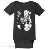 Horror Anime Manga Harajuku Gothic Grunge Aesthetic Baby Bodysuit thumb 0