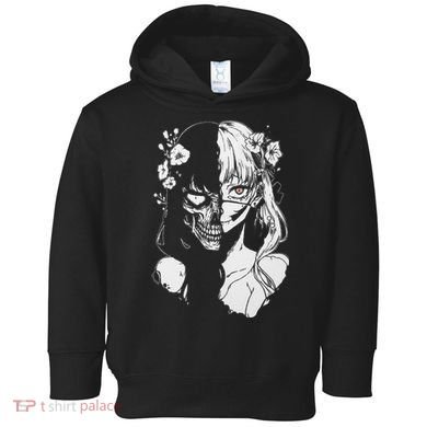 Horror Anime Manga Harajuku Gothic Grunge Aesthetic Toddler Hoodie