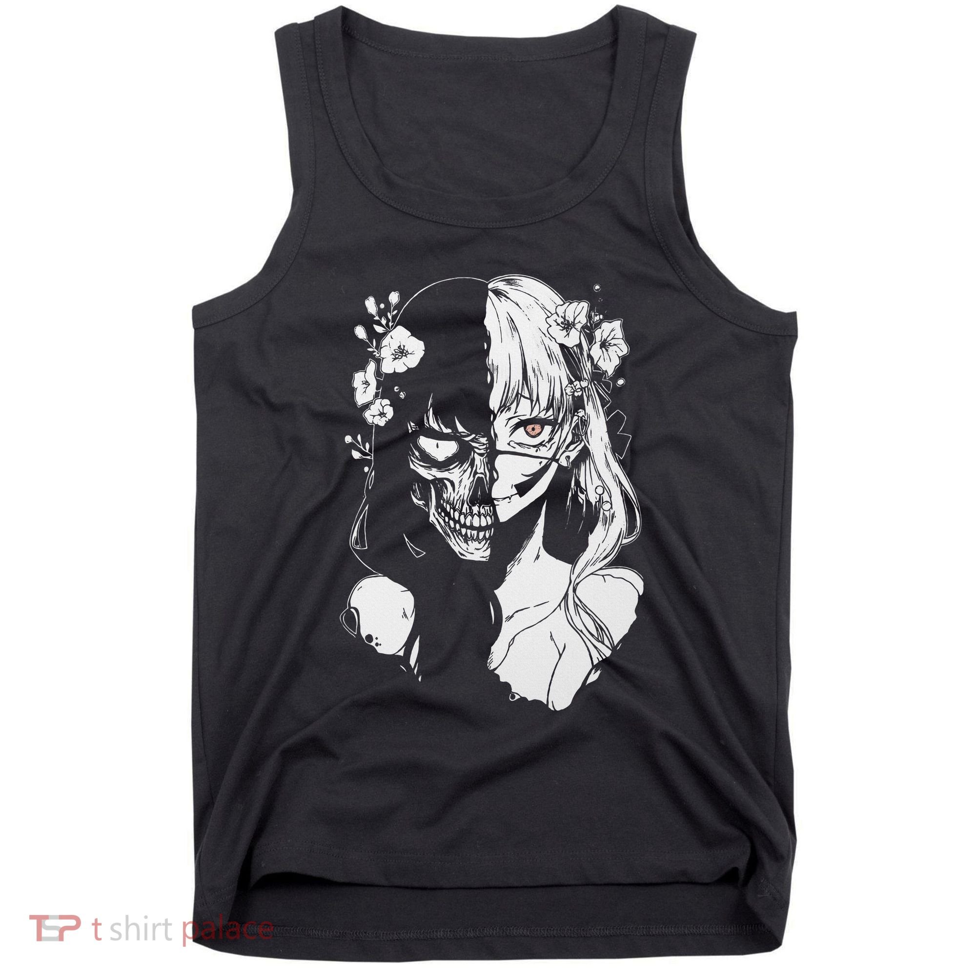 Horror Anime Manga Harajuku Gothic Grunge Aesthetic Tank Top