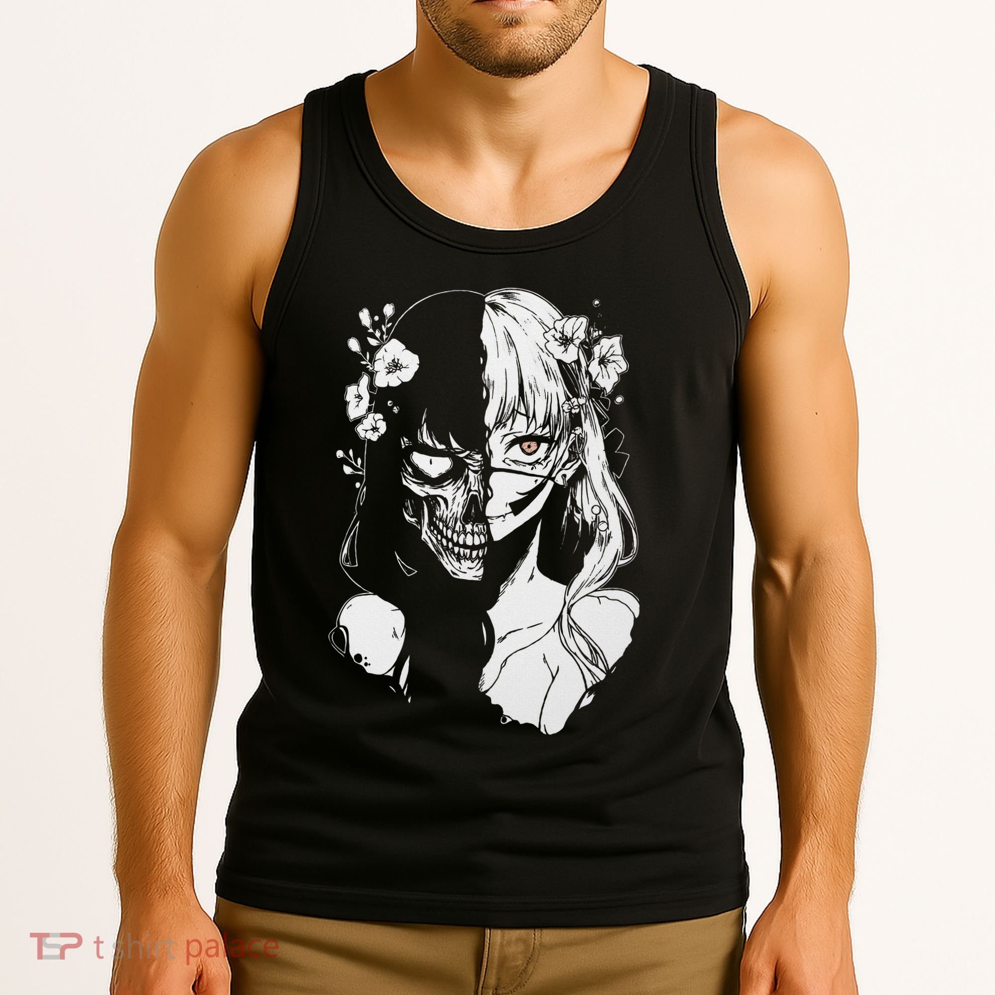 Horror Anime Manga Harajuku Gothic Grunge Aesthetic Tank Top