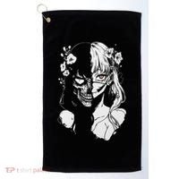 Horror Anime Manga Harajuku Gothic Grunge Aesthetic Golf Towel thumb 0