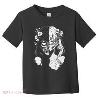Horror Anime Manga Harajuku Gothic Grunge Aesthetic Toddler T-Shirt thumb 0