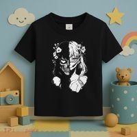 Horror Anime Manga Harajuku Gothic Grunge Aesthetic Toddler T-Shirt thumb 3