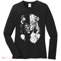 Horror Anime Manga Harajuku Gothic Grunge Aesthetic Women's Long Sleeve Shirt thumb 0