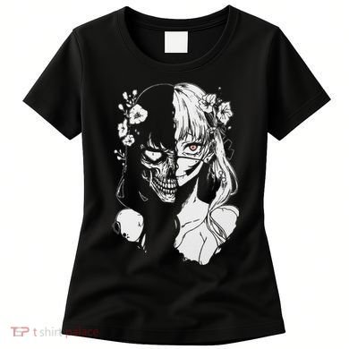 Horror Anime Manga Harajuku Gothic Grunge Aesthetic Women's T-Shirt