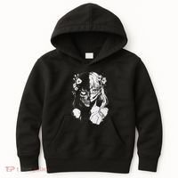 Horror Anime Manga Harajuku Gothic Grunge Aesthetic Kids Hoodie thumb 0