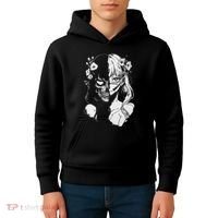 Horror Anime Manga Harajuku Gothic Grunge Aesthetic Kids Hoodie thumb 4