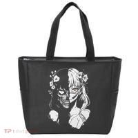 Horror Anime Manga Harajuku Gothic Grunge Aesthetic Tote Bag thumb 0