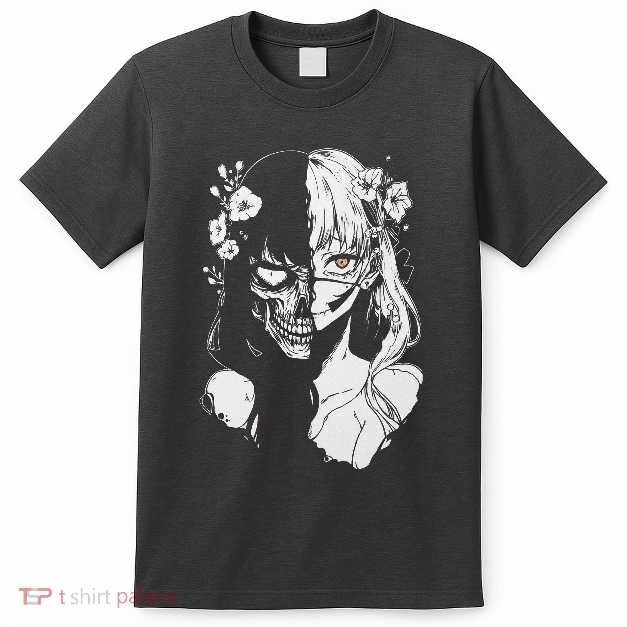 Horror Anime Manga Harajuku Gothic Grunge Aesthetic T-Shirt