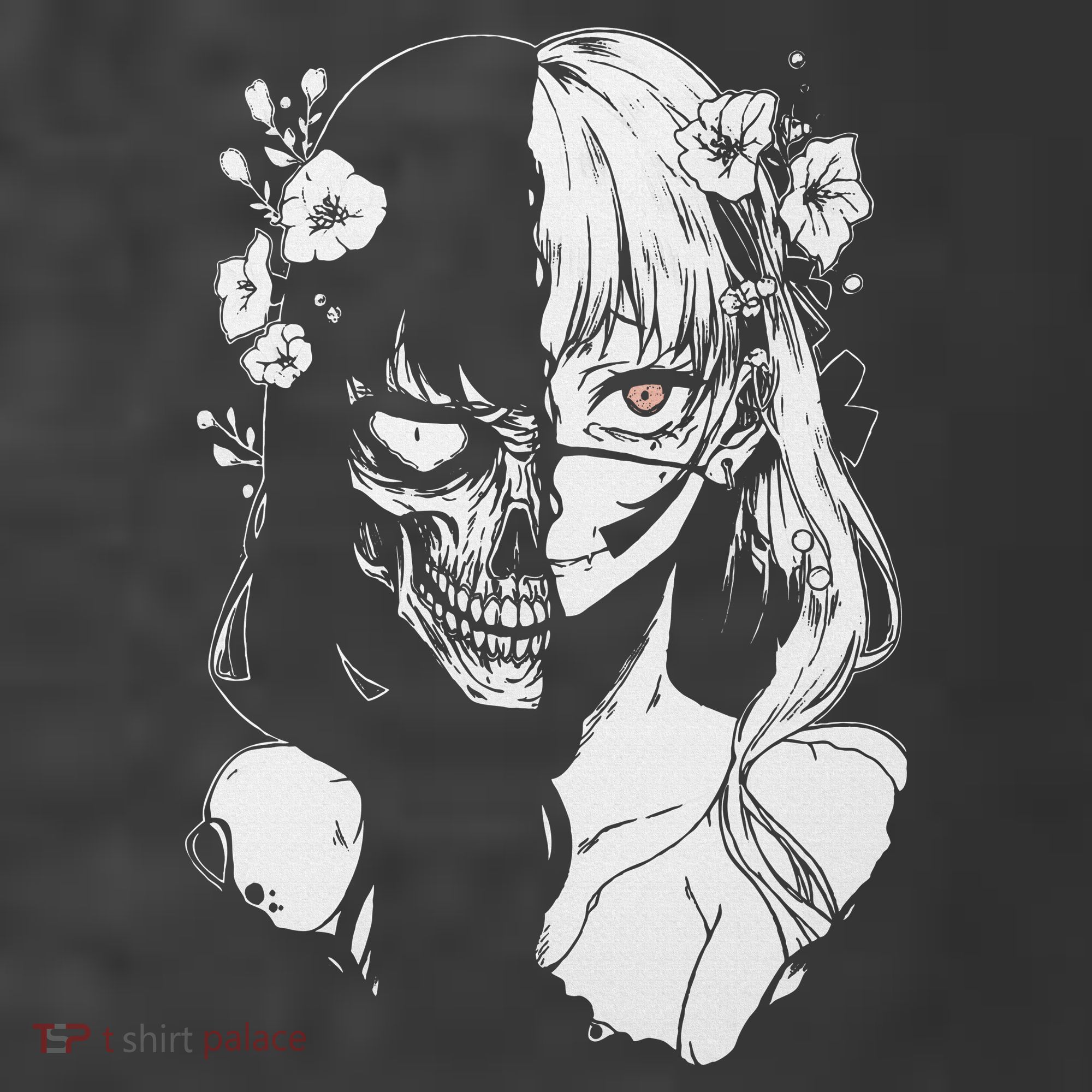 Horror Anime Manga Harajuku Gothic Grunge Aesthetic T-Shirt