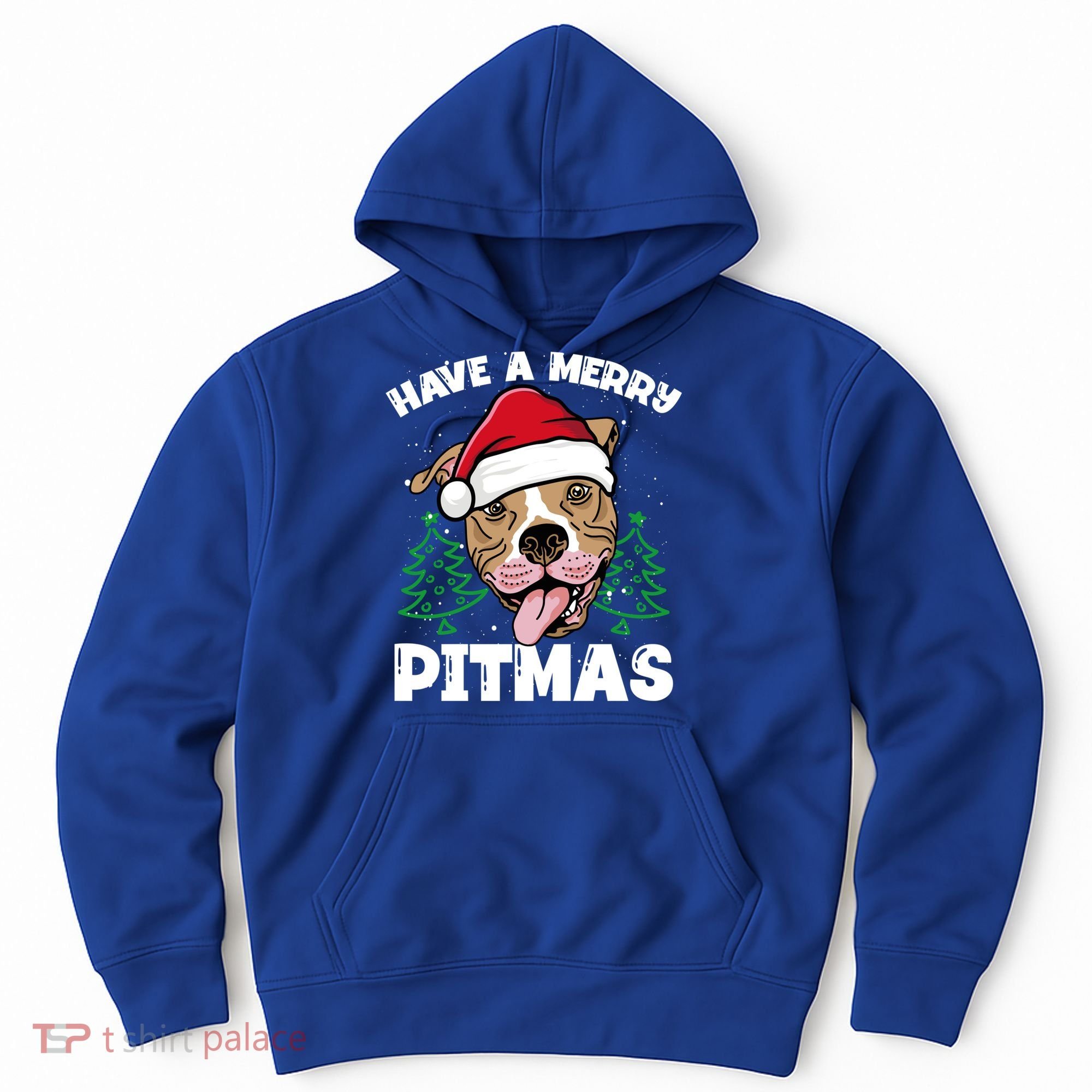 Have A Merry Pitmas Dog Owner Pitbull Dog Christmas Day Gift Hoodie