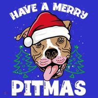 Have A Merry Pitmas Dog Owner Pitbull Dog Christmas Day Gift T-Shirt thumb 7