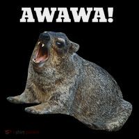 Hyrax Awawa Meme Women's Hoodie thumb 2