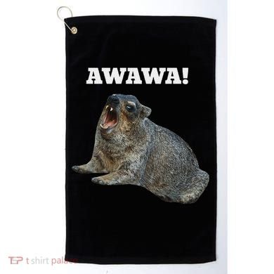Hyrax Awawa Meme Golf Towel