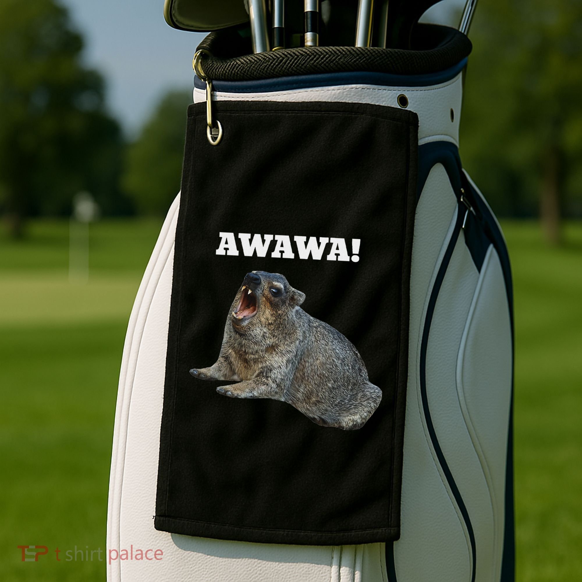 Hyrax Awawa Meme Golf Towel