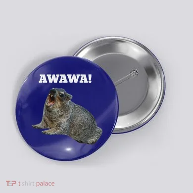 Hyrax Awawa Meme Button