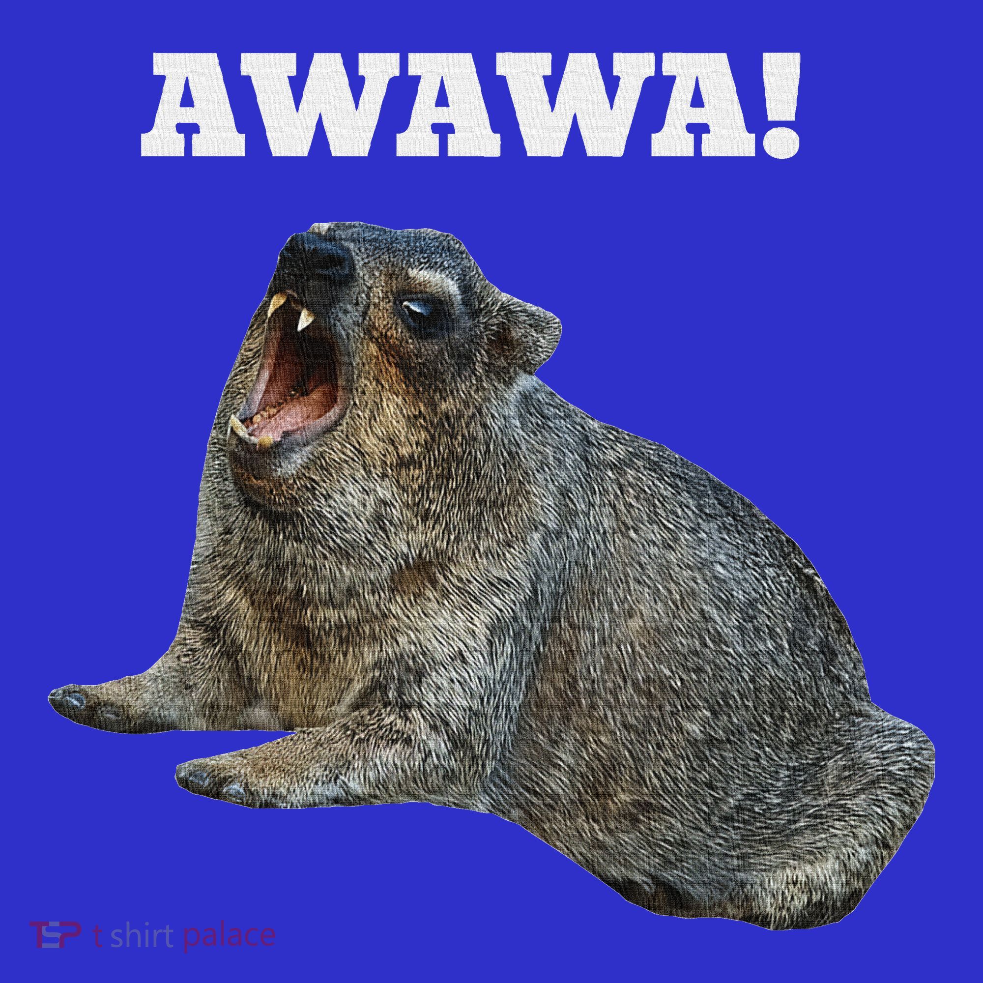 Hyrax Awawa Meme Button