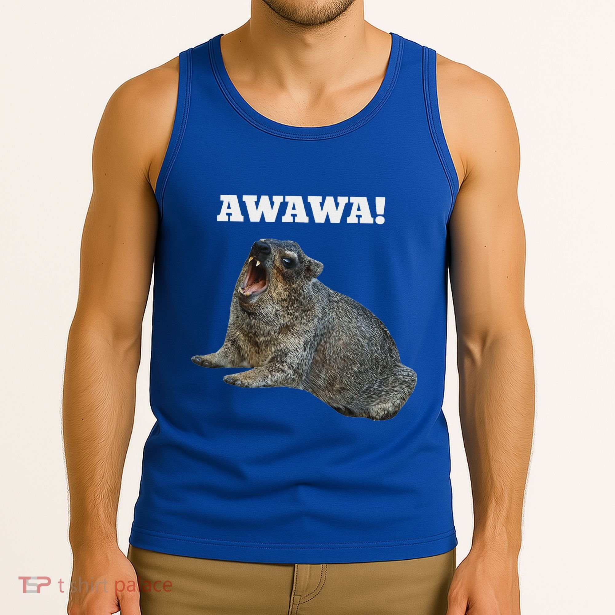 Hyrax Awawa Meme Tank Top