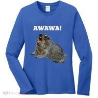 Hyrax Awawa Meme Women's Long Sleeve Shirt thumb 0