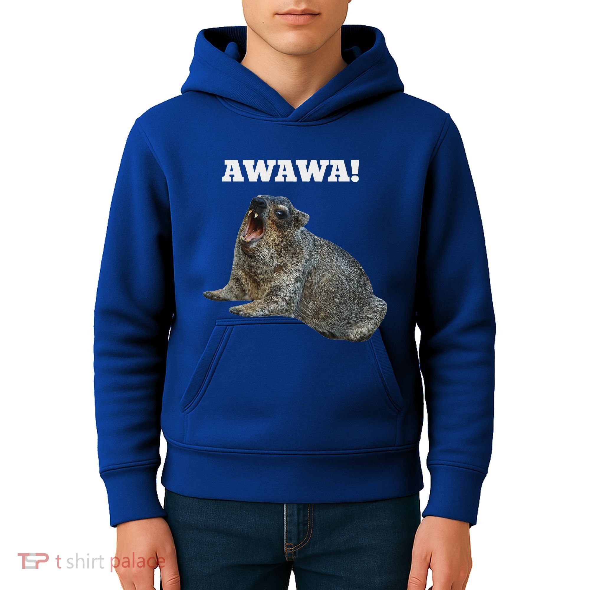 Hyrax Awawa Meme Kids Hoodie