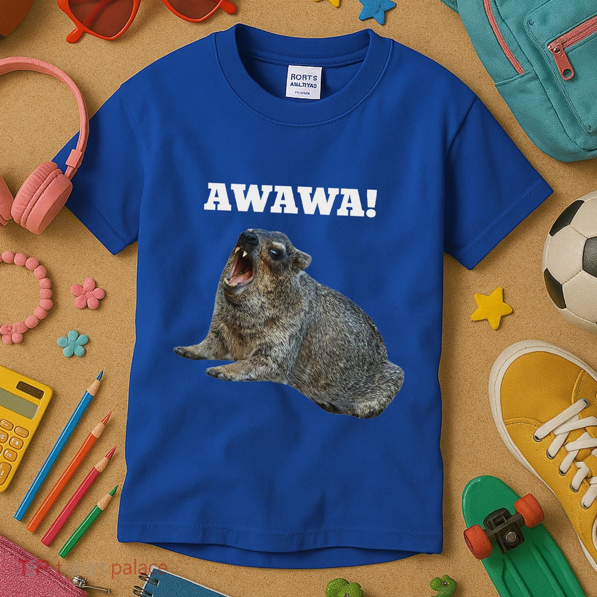 Hyrax Awawa Meme Kids T-Shirt